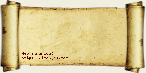 Tamara Peruničić vizit kartica